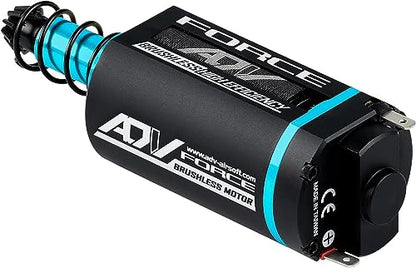 Brushless Motor for AEG, CNC Motor for 7.4V-11.1V LiPo (High Efficiency, Long) - size: Long, style: High Efficiency
