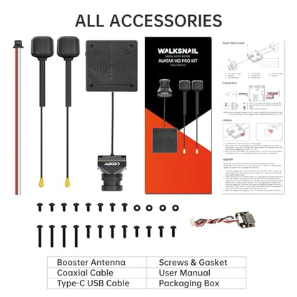 CADDXFPV Walksnail Avatar Pro VTX Kit – Low-Light FPV Air Unit