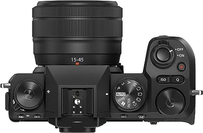 FUJIFILM X-S20 Mirrorless Camera with 15-45mm Lens & 4K Monitor Bundle