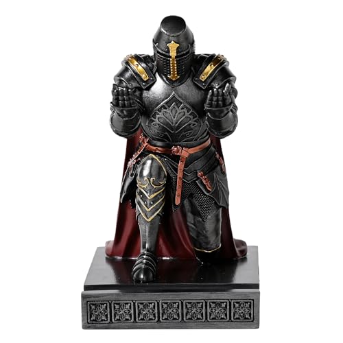 Medieval Templar Vanguard Officer Knight Pen Holder Desk Organizers Iron - color: Iron