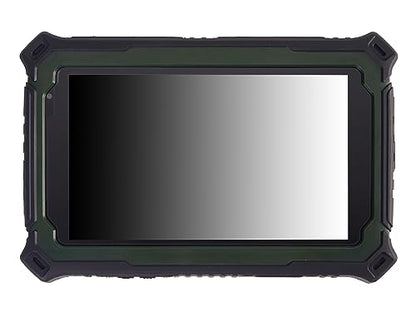 RT71-Pro Ruggedized Tablet - 7" 1200NIT High Bright, 8 Core 2.0GHz, Android 9, 4G LTE, Military Spec in Army Green