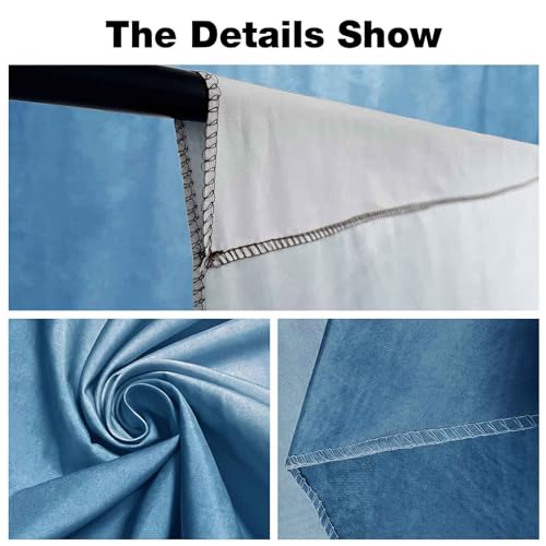 Blue Photo Backdrop Studio Abstract Texture Photography Background 5x7ft - color: Blue, size: 5x7ft