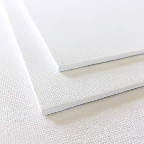milo Canvas Flat Panel Boards for Painting, 11x14 inch, 24 Pack, White - size: 11"x14" Pack of 24