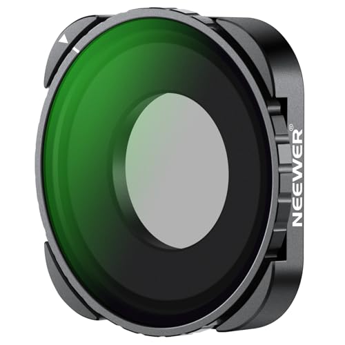 NEEWER Rotating CPL Filter for Hero 13, Multicoated HD Optical Glass Action Camera Adjustable Circular Polarizer Polarizing Filter Compatible with GoPro Hero 13 12 11 10 9, FL-GP23
