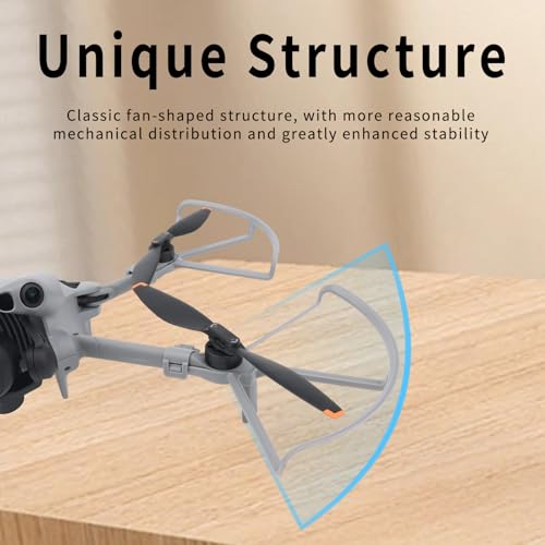 Mini 5 Pro Propeller Guards, 4Pcs Quick Release Propeller Blades Protector Anti-collision Paddle Bumper Rings for DJI Mini 5 Pro Drone Accessories
