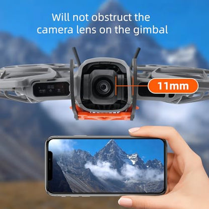 Gimbal Bumper Guard for DJI Neo 2, Carbon Fiber Anti-Collision Lens Protective Bar for Neo 2 Drone Camera Protector