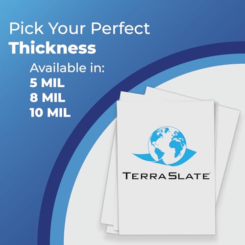 TerraSlate Copy Paper Waterproof Laser Printer, Rain Weatherproof, 5 Mil, 8.5x11-inch, 500 Sheets - size: 500 Sheets