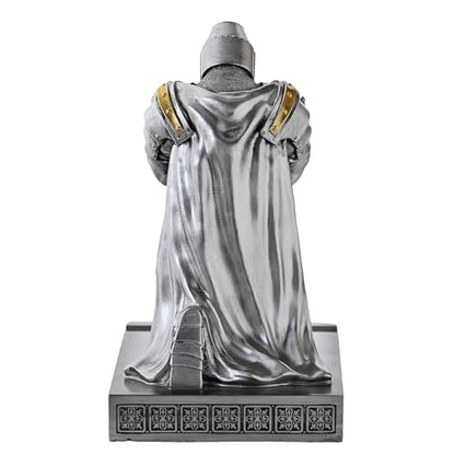 Medieval Templar Vanguard Officer Knight Pen Holder Desk Organizers Silver - color: Silver