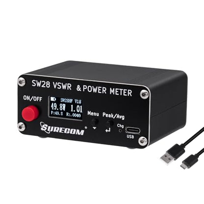 Mcbazel Surecom SW-28HF 1.5MHz-60MHz 120W Mini V.S.W.R. & Power Meter