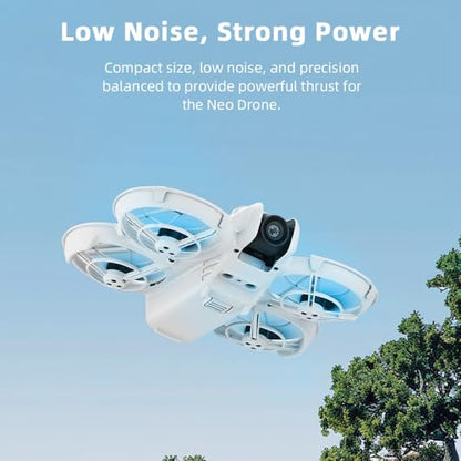 sea jump 8PCS Propeller Suitable for DJI NEO Drone Accessories Handheld Quadcopter Drone 2016S Propeller Blades (Blue) - color: Blue