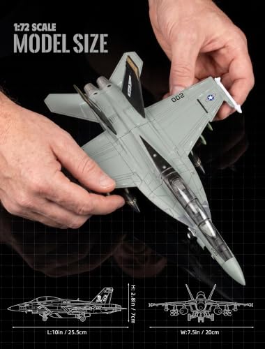 1:72 Scale F-18 Jolly Rogers Fighter Jet Quick Assembly Model Kit - color: 5.f-18