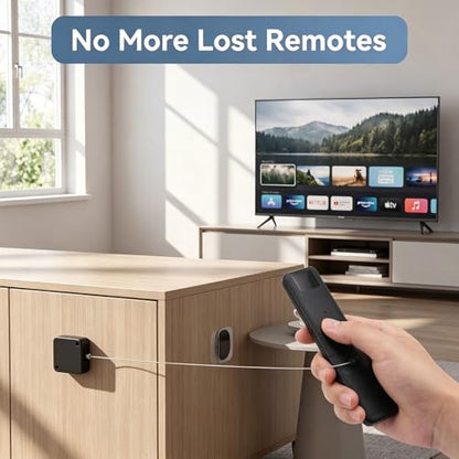 4Pack Retractable Remote Control Tether 6.5 Ft TV Remote Leash Anti Loss Cord Remotes Control with Adhesive Mount for TV Remotes, Game Controllers, and Tablets