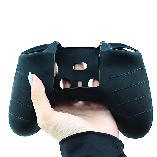 TAODAN FPV Remote Controller Silicone Protect Cover and Adjustable Lanyard for DJI FPV and DJI Avata Drone Combo Accessories, Black