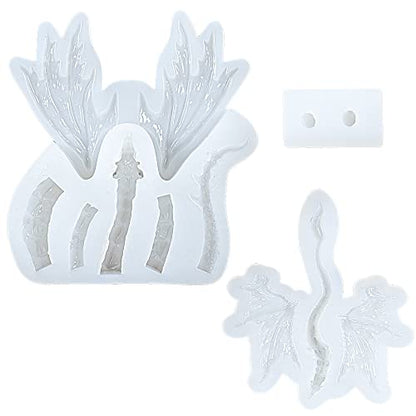 Dragon Resin Molds Pack of 2 for Jewelry Making with User Manual
