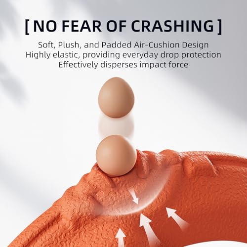 Propeller Guard for DJI Avata 360 Accessories, Anti-Collision Invisible Prop Bumper Protective Cover Ring Impact Air-Cushion Protectors Bezel Guards Paddle Compatible with DJI Avata360 Drone, Orange