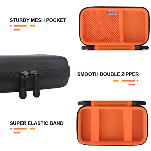 BOVKE Case for Roku Voice Remote/Roku Voice Remote Pro 2nd Ed, Black - color: Black