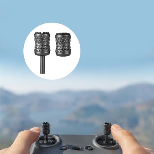 BOXOB 2pcs Retractable Joysticks for DJI RC/RC2/RC PRO 2, Silver