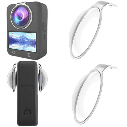 Coyktonty Lens Guard/Lens Protective Cover for DJI Osmo 360 II/Osmo 360 Camera,Snap Fastener Design,9H Hardness High Transmittance,Waterproof Dustproof,Easy to Install (PC Material) - color: PC Material