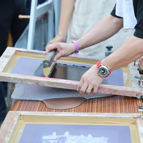 CroBlissful 8 Pcs Wood Silk Screen Frame with Mesh, 10 x 14 Inch, 110 Mesh - style: 110 Mesh