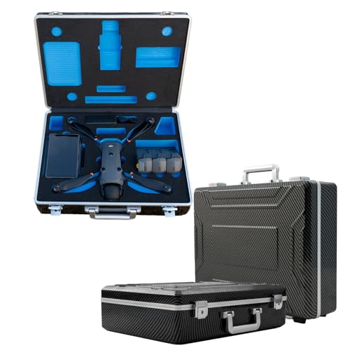 Drone Carrying Case for DJI Mavic 4 Pro/Creator Combo, Portable Hard Shell Storage Case with Custom Foam, Compatible with RC Pro 2/RC 2 Remote Controller, Charging Hub, Batteries and Accessories