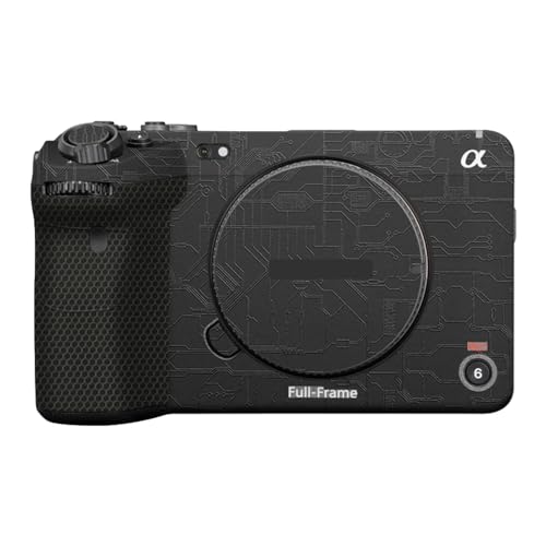 Premium Camera Premium Sticker Protective Film Anti-Scratch Skin for Sony FX3 ILME-FX3(Circuit Black) - color: Circuit Black