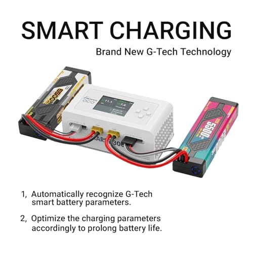 IMARS D300 Balance Charger, Gens Ace Dual Channel for RC 1~6S.White