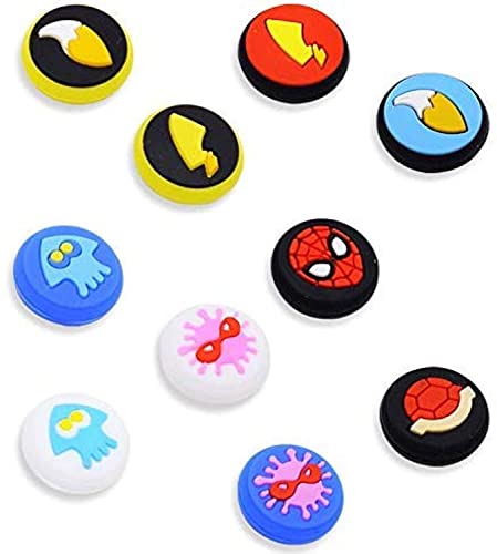 Silicone Analog Thumb Grip Stick Set Joystick Cap Thumbstick Cover Caps for Switch NS Switch Lite Controller Thumbsticks Cap (I) - color: I