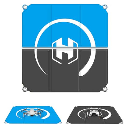 STARTRC PHOTO Drone Landing Pad Foldable, Gray-Blue, 22in/55cm - size: 22inch/55cm