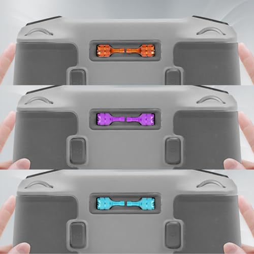 6pcs Drone Controller Sticks, Mini Drone Controller Thumb Sticks Drone Joystick Replacement Compatible with DJI Mini 3 Pro DJI RC Smart Controller Accessories(Light Blue Purple Orange) - color: Light Blue,purple,orange