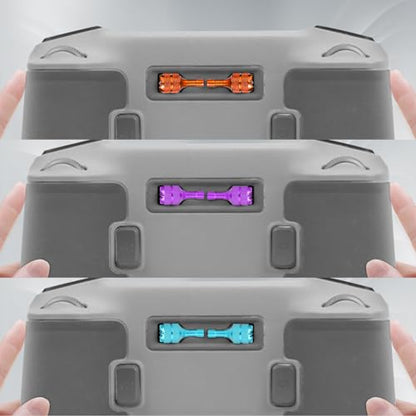 6pcs Drone Controller Sticks, Mini Drone Controller Thumb Sticks Drone Joystick Replacement Compatible with DJI Mini 3 Pro DJI RC Smart Controller Accessories(Light Blue Purple Orange) - color: Light Blue,purple,orange