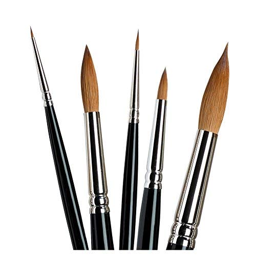 Winsor & Newton Series 7 Kolinsky Sable Brush, Round SH #7 - size: #7, style: Round