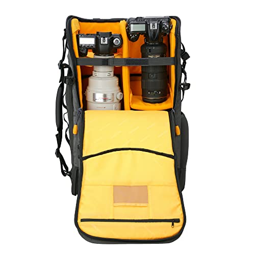VANGUARD Alta Sky 68 Camera Backpack for pro DSLR/Mirrorless Camera with Grip Attached and 600mm/800mm lens - size: Alta Sky 68
