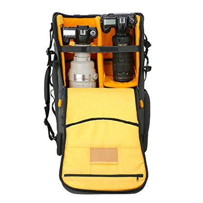 VANGUARD Alta Sky 68 Camera Backpack for pro DSLR/Mirrorless Camera with Grip Attached and 600mm/800mm lens - size: Alta Sky 68