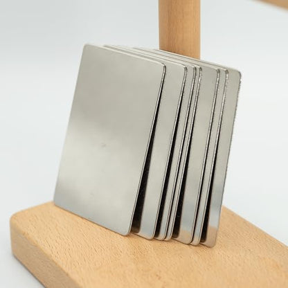 StayMax Metal Engraving Blank Stamping Blanks Metal Plate 10 Pack 3.3 * 2.1 Inch