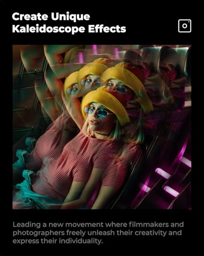 K&F CONCEPT 77mm Kaleidoscope Effects Filter Prism - size: 77mm