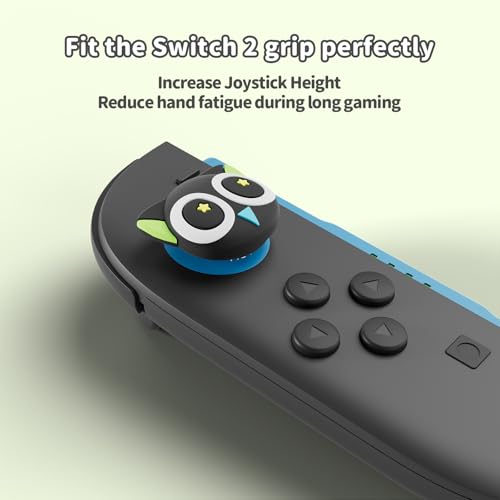 GeekShare Thumb Grip Caps Compatible with Switch 2, Silicone Thumb Grip Caps for Switch 2025, 4pcs - The HEI Series