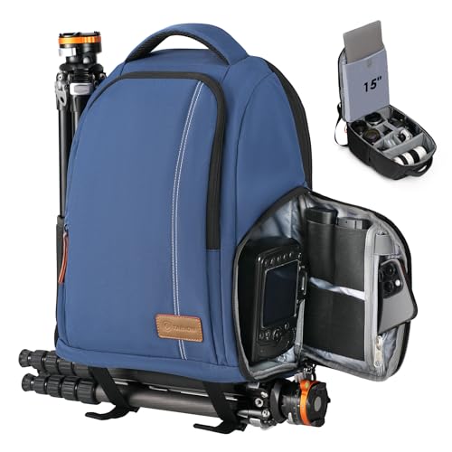 TARION Camera Backpack for Photographers Compact 15L, TB04 Blue - color: Blue