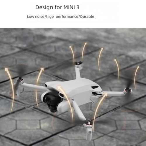 16 pcs mini 3 propllers with scresws Quick Release Drone Blades Compatible with DJI mini 3 with Lower noice with high Performance