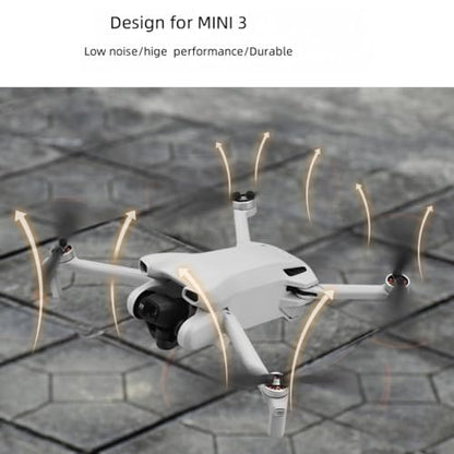 16 pcs mini 3 propllers with scresws Quick Release Drone Blades Compatible with DJI mini 3 with Lower noice with high Performance