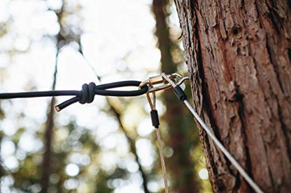 Bungee Brake Kit (20FT) Zipline Brake System to Gently Slow and Stop Riders for a Fun Ride
