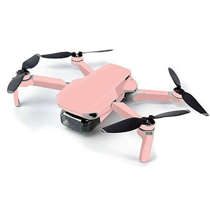 MightySkins Skin for DJI Mavic Mini Portable Drone Quadcopter - Solid Blush | Protective, Durable, and Unique Vinyl Decal wrap cover | Easy To Apply, Remove, and Change Styles | Made in the USA (DJMAVMIN-Solid Blush) - color: Blush