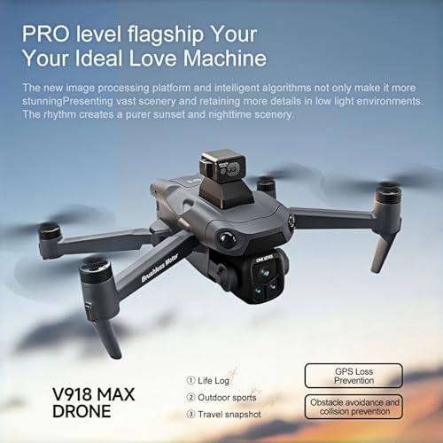 GPS Drone with 4K Camera for Adults, Obstacle Avoidance, Under 249g