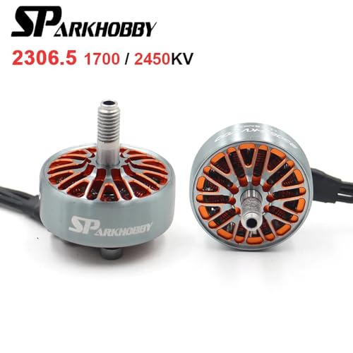 2306.5 2306 1700KV 4~6S / 2450KV 3~4S Brushless Motor 5mm Shaft for 5~6inch Propeller GF6042,GF5152,GF51466 Traversing Racing Drones DIY (4PCS 2306.5 2450KV) - style: 4PCS 2306.5 2450KV