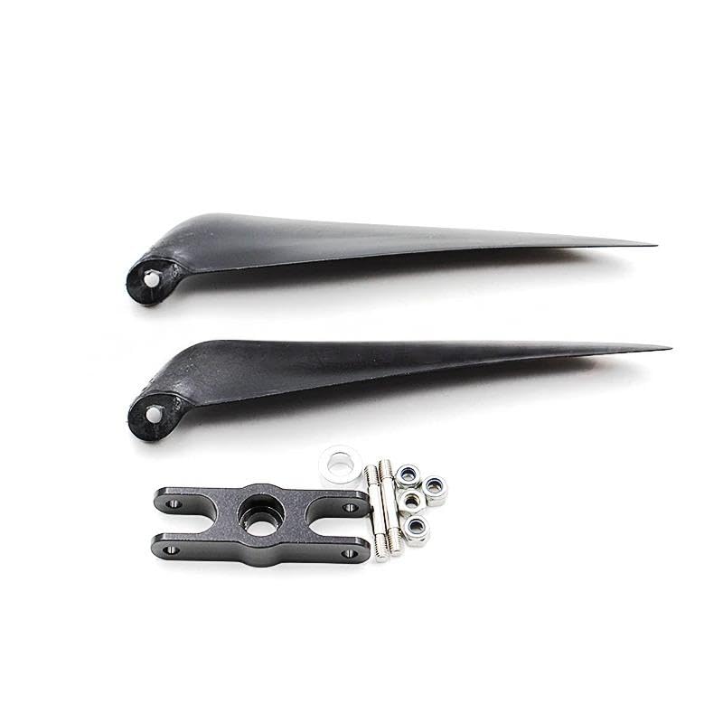 1set Folding Propeller Clip 5MM/6MM Match with KMP Folding Propeller for RC Airplane Racing Drone Fixed-Wing DIY Accessories (1set 5mm 14x8) - style: 1set 5mm 14x8