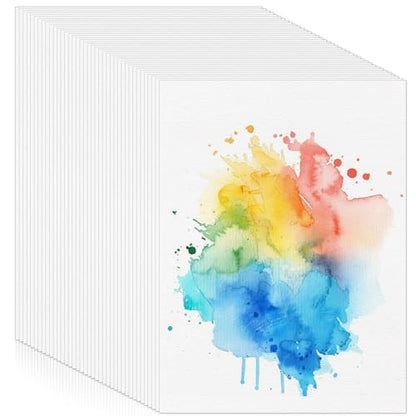 300 Sheets Watercolor Paper 8.5 x 11 in, 140 Lb Cold Press, White - size: 8.5 x 11 Inch