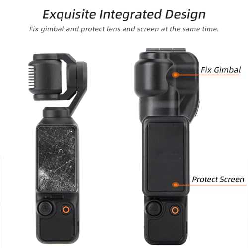 Gimbal Cover Case Camera Lens Protector Cap for DJI Osmo Pocket 3 Handheld Camera Lens Screen Protector Guard Protection for Osmo Pocket 3 Accessories
