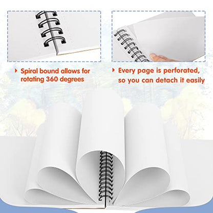 FIXSMITH 5.5"X8.5" Sketch Book, 160 Sheets (68 lb/100gsm), 2 Pack - color: Tan, size: 5.5"x8.5"-2 Pack