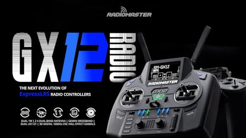 RadioMaster GX12 Dual-Band Gemini-X ExpressLRS Radio Controller M2