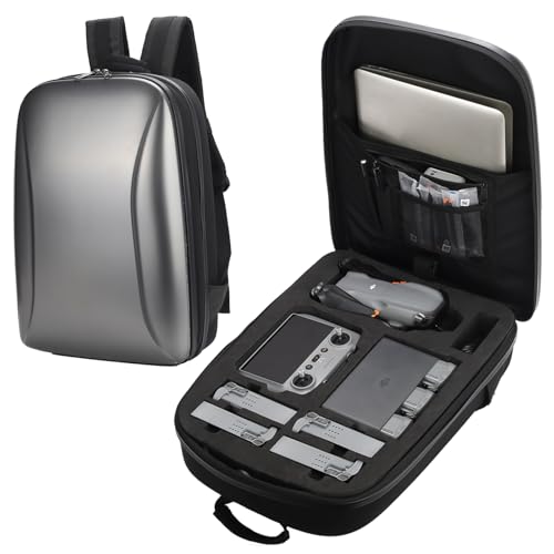 Carrying Case for DJI Air 3S / Air 3,Waterproof Hard Backpack for DJI Air 3S / Air 3 Fly More Combo,RC 2/RC-N2 Remote Controller,Intelligent Flight Battery,Charging Hub and Other Accessories