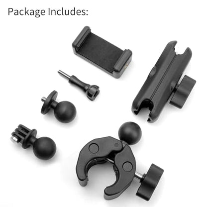 SOONSUN Heavy-Duty Super Clamp Mount for Insta360 and GoPro Action Cameras